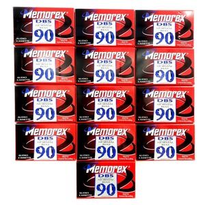 Memorex DBS 90 Minutes Normal Bias Type 1 Cassette Tapes Lot Of 13 New Sealed